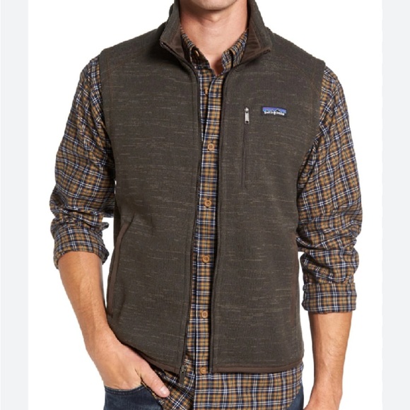 PATAGONIA ‘Better Sweater’ Vest In Dark Walnut - Picture 1 of 7